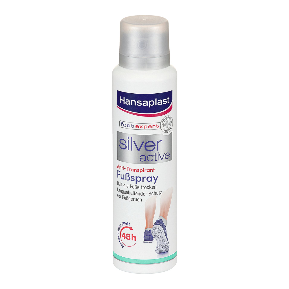 Hansaplast Silver sprej proti pocení a zápachu na nohy 150 ml
