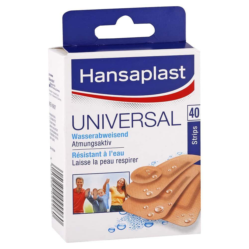 Hansaplast Universal voděodolné náplasti 4 velikosti / 40 ks