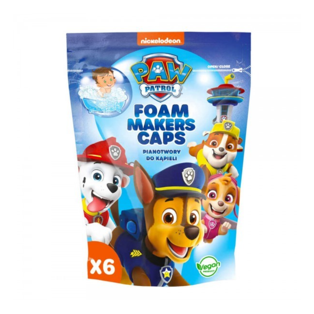 Paw Patrol pěna Do koupelny doypack 6 x 18 g