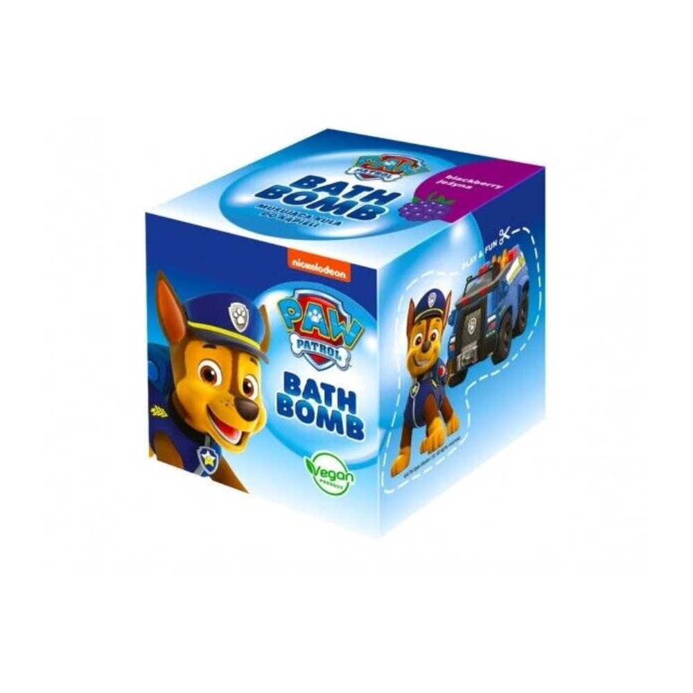 Paw Patrol šumivá bomba do koupele Chase Ostružin 165 g