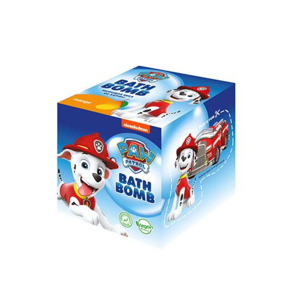 Paw Patrol šumivá bomba do koupele Marshall Mango 165 g