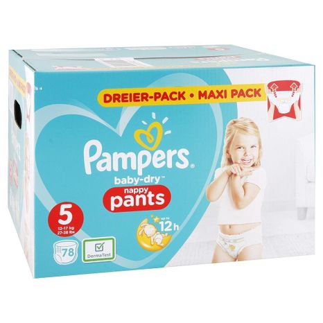 PAMPERS Baby Dry kalhotkové plenky (5) 12-17 kg  / 84 ks